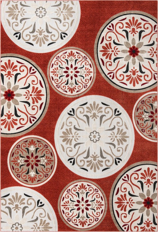10' x 14' 1 Racine · Floral / botanical Outdoor Rug