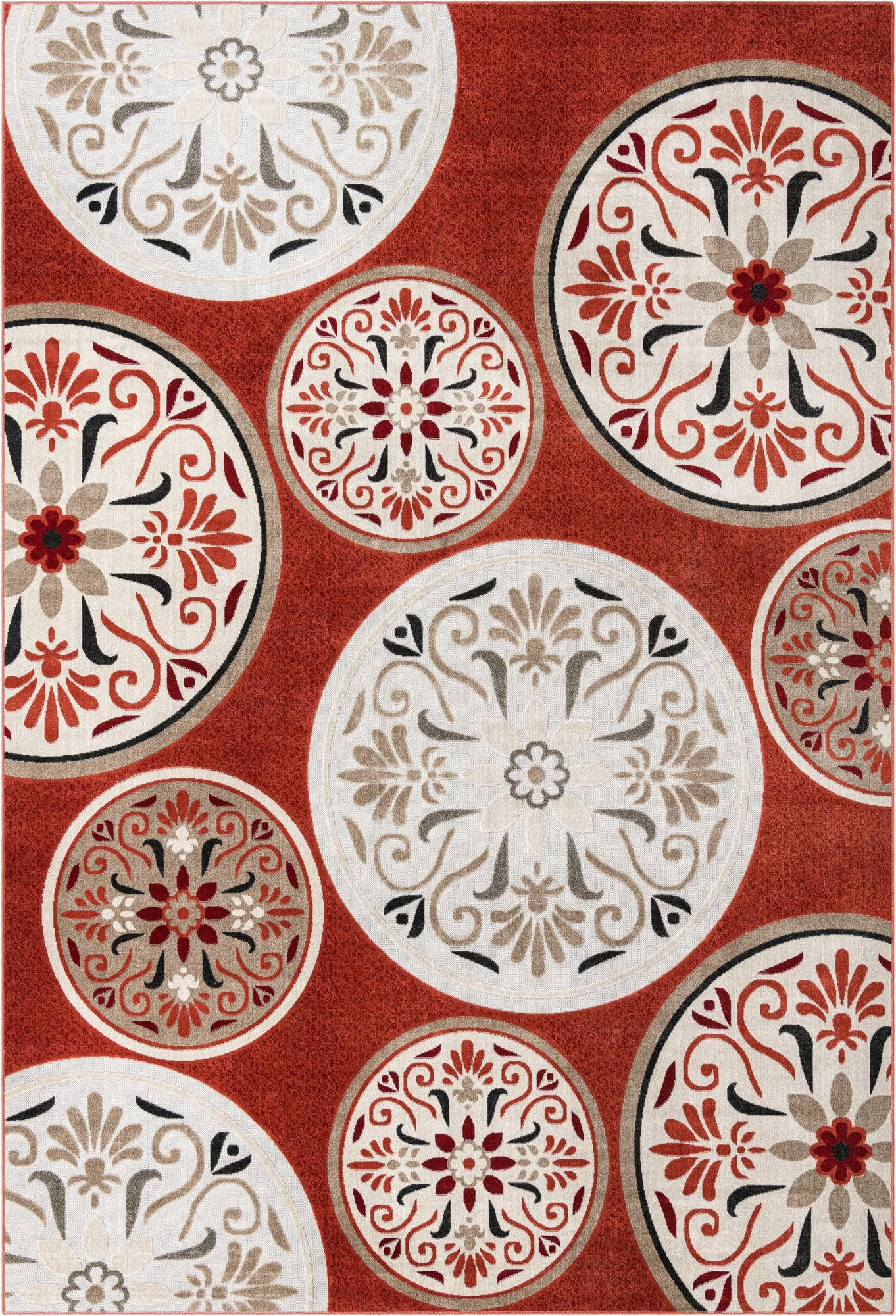 10' x 14' 1 Racine · Floral / botanical Outdoor Rug
