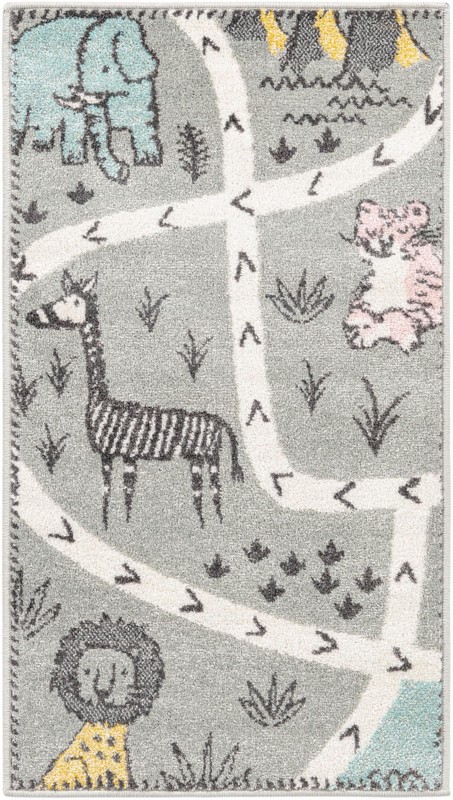 Briar · Pictoral rug, gray