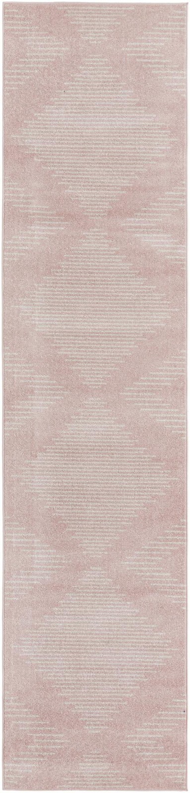 3' 3 x 14' Knox · Diamond rug, pink
