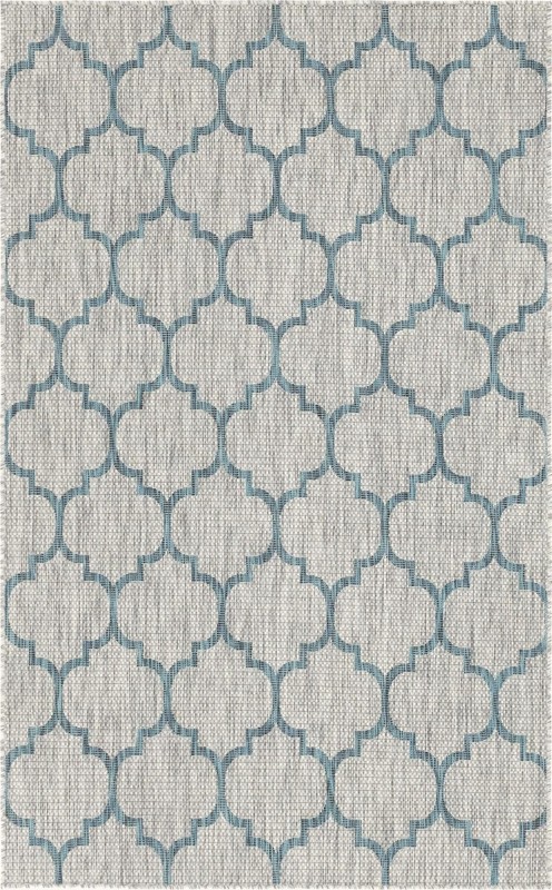 5' 3 x 8' Fanshawe · Geometric Outdoor Rug