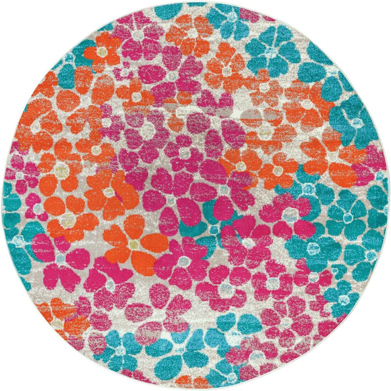 Portage · Floral / botanical rug, multi