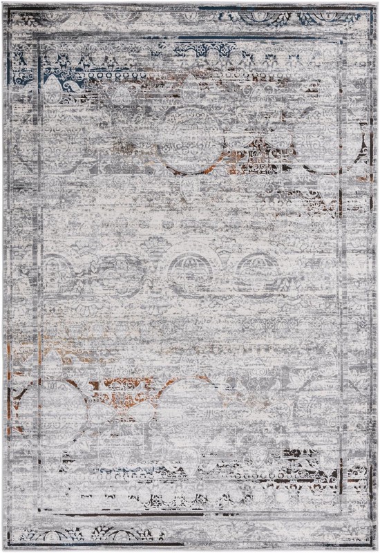 6' x 9' Thrupp · Border rug, multi
