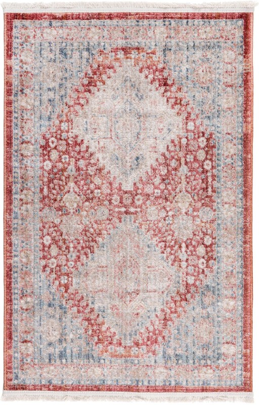 Harbin · Border rug, red