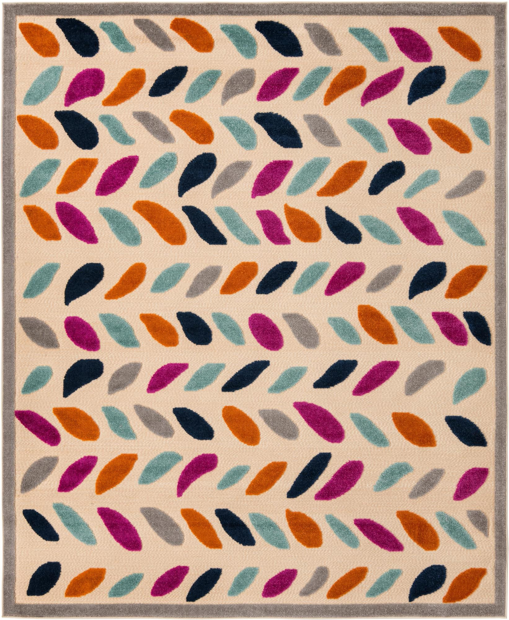 7' 10 x 10' Boyd · Border Outdoor Rug, beige
