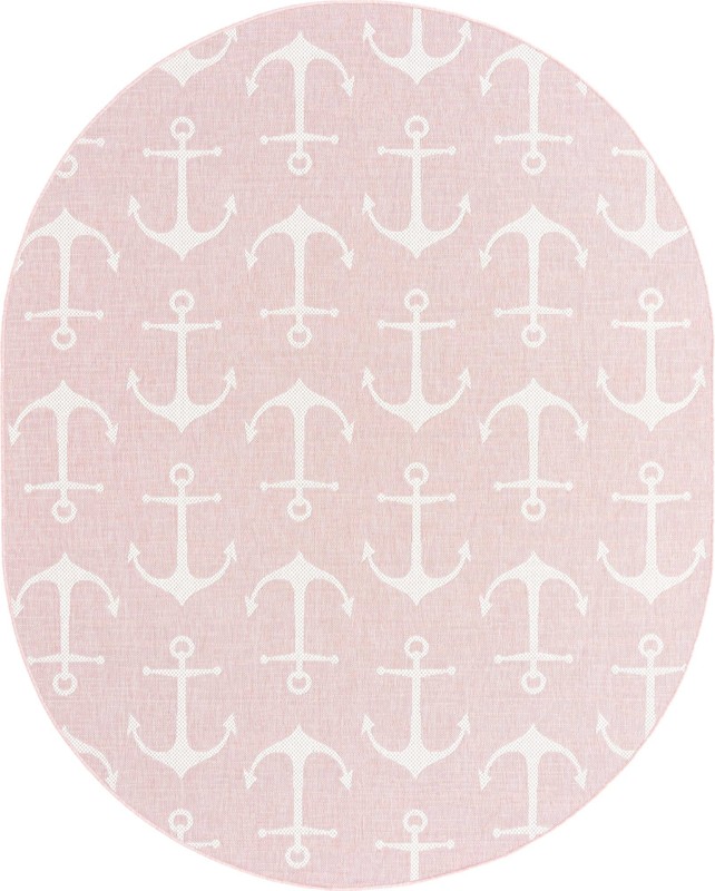7' 10 x 10' Millbrook · Pictoral Outdoor Rug, pink