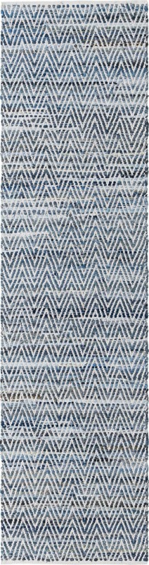 Hopkins · Chevron Chindi Rug, denim