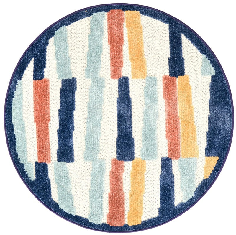 Drummond · Abstract Outdoor Rug, ivory