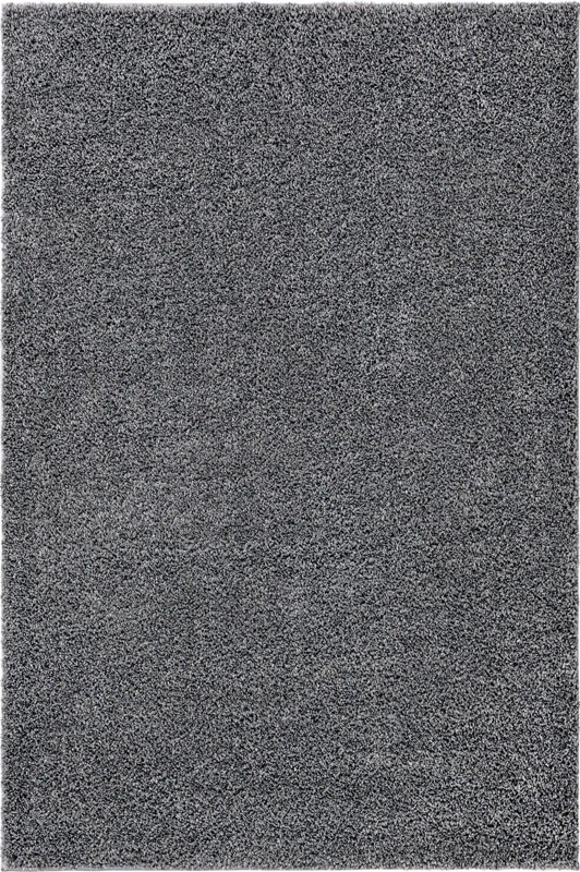 4' x 6' Calvert · Solid Shag Rug, pebble gray