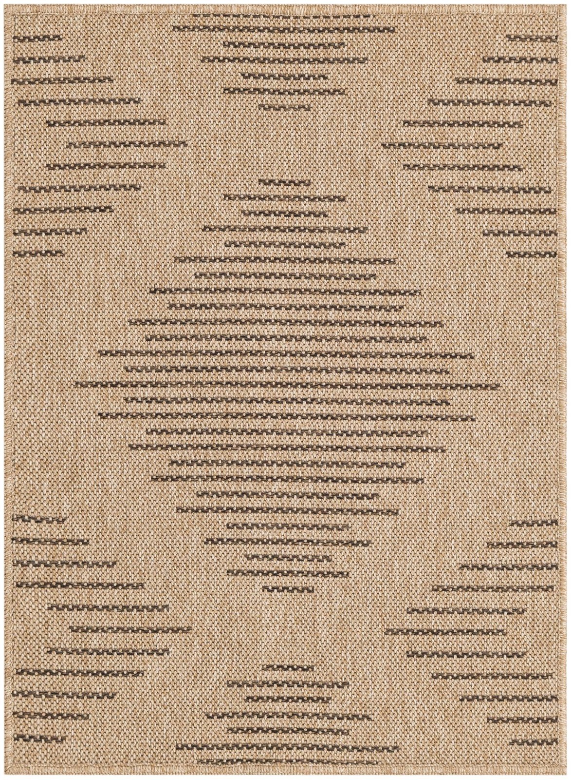 2' x 3' Alger · Diamond rug, natural