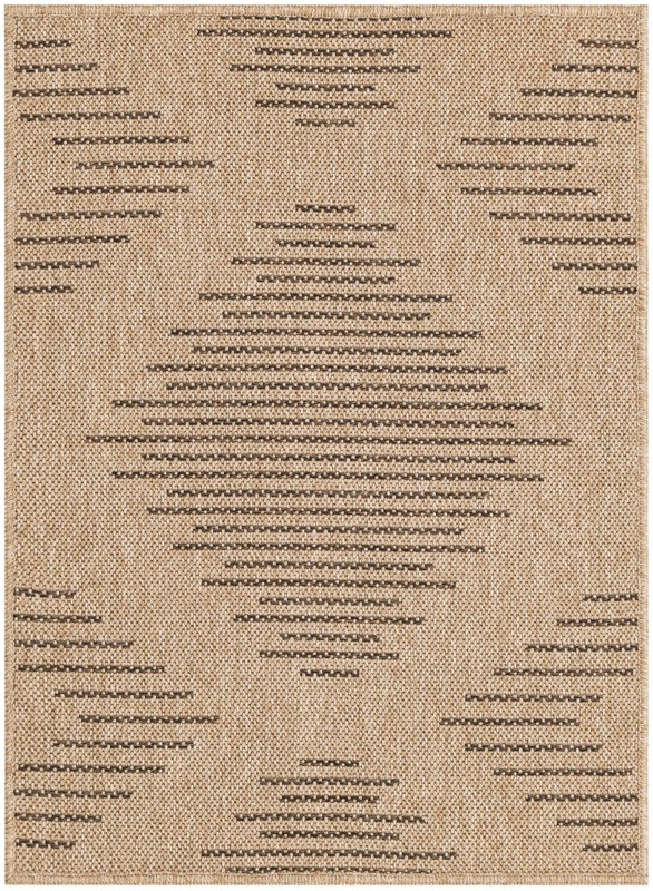 2' x 3' Alger · Diamond rug, natural