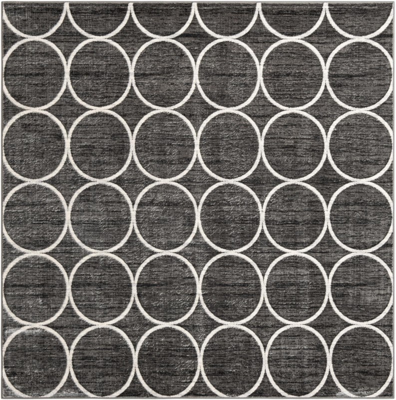 Corvallis · Geometric rug, grey