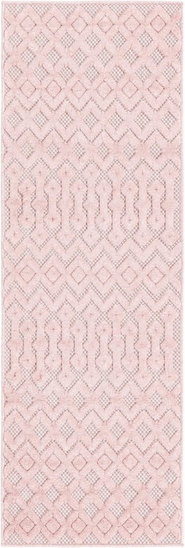 Creed · Diamond Outdoor Rug, pink