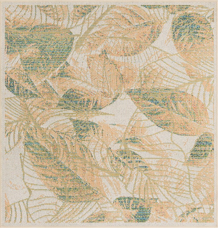 Bayless · Floral / botanical Outdoor Rug, ivory