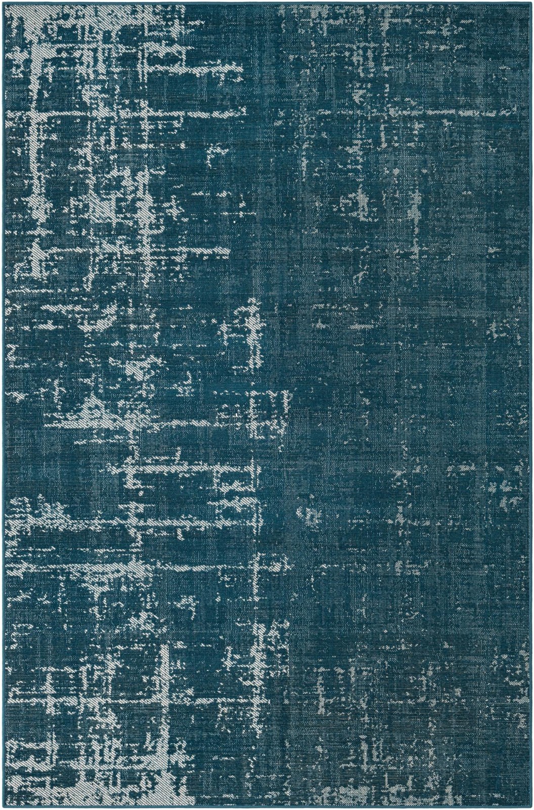 5' 3 x 8' Byron · Abstract rug, blue