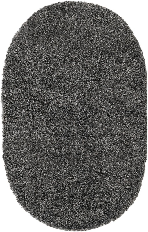 Dunham · Solid shag rug, charcoal