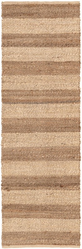 2' 2 x 6' 1 Askew · Striped Braided Jute Rug