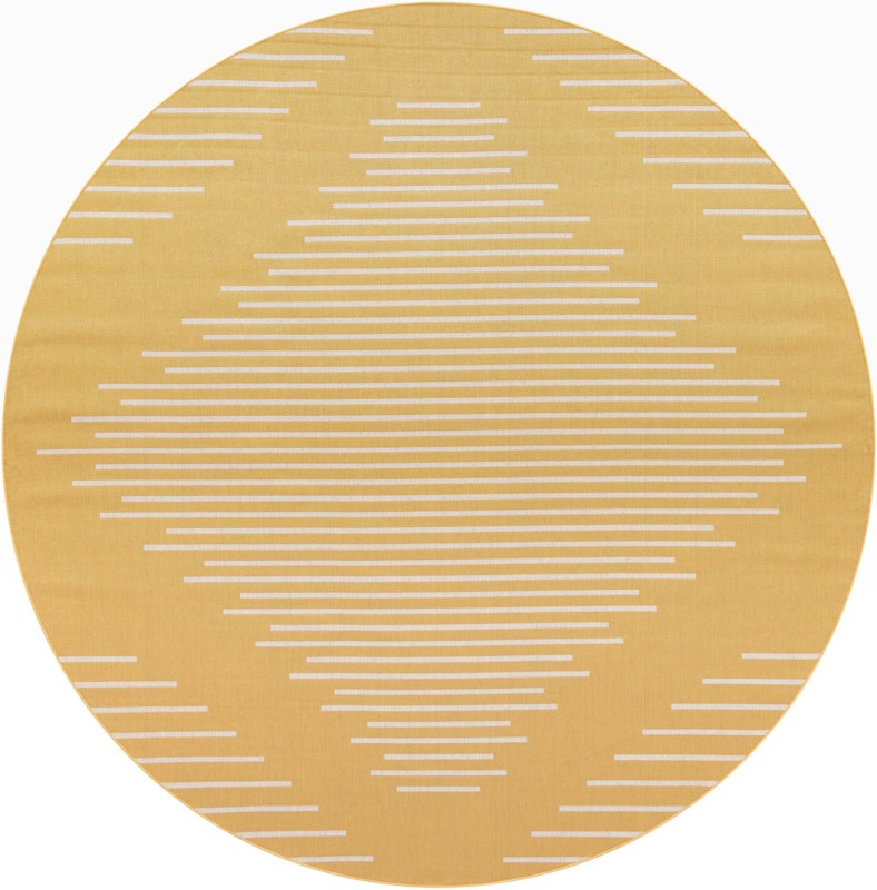 Harlow · Diamond Outdoor Rug, yellow
