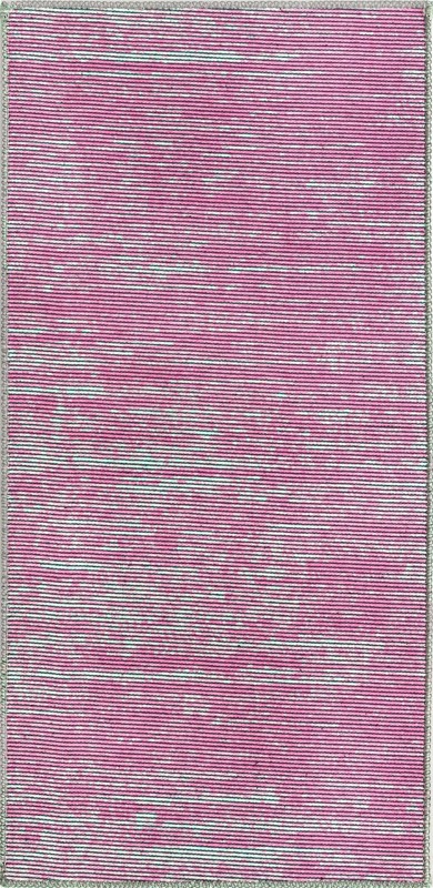2' x 4' Prewitt · Striped rug, pink