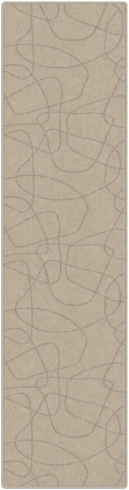 2' x 8' Purcell · Abstract rug, ivory