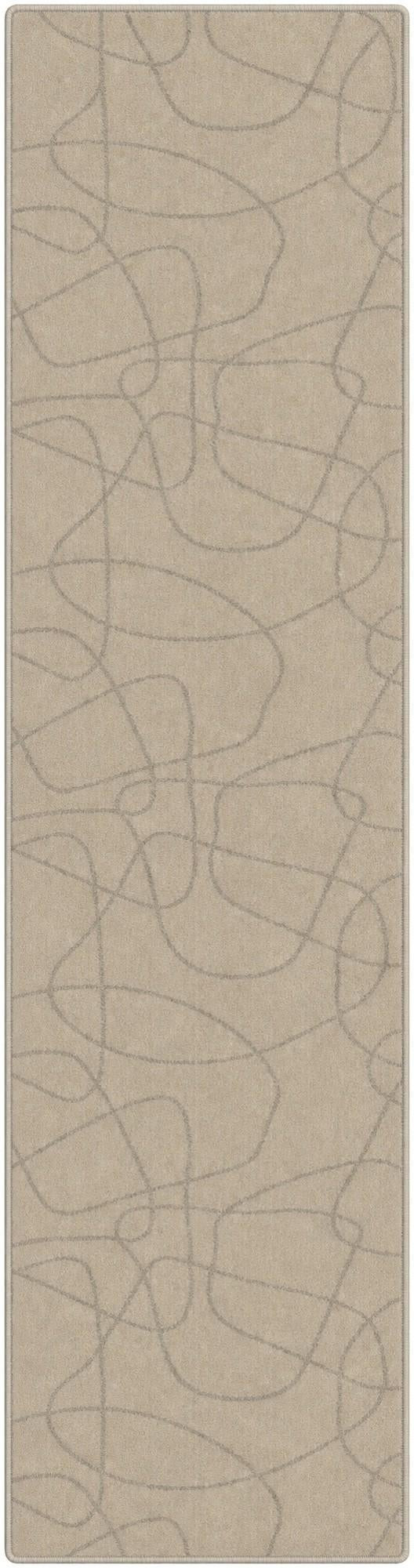 2' x 8' Purcell · Abstract rug, ivory