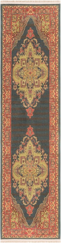 2' 7 x 10' Lathrop · Border rug