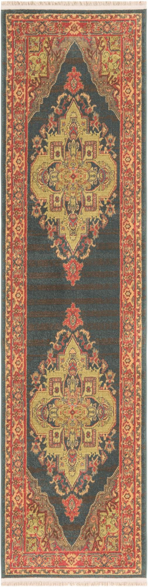 2' 7 x 10' Lathrop · Border rug