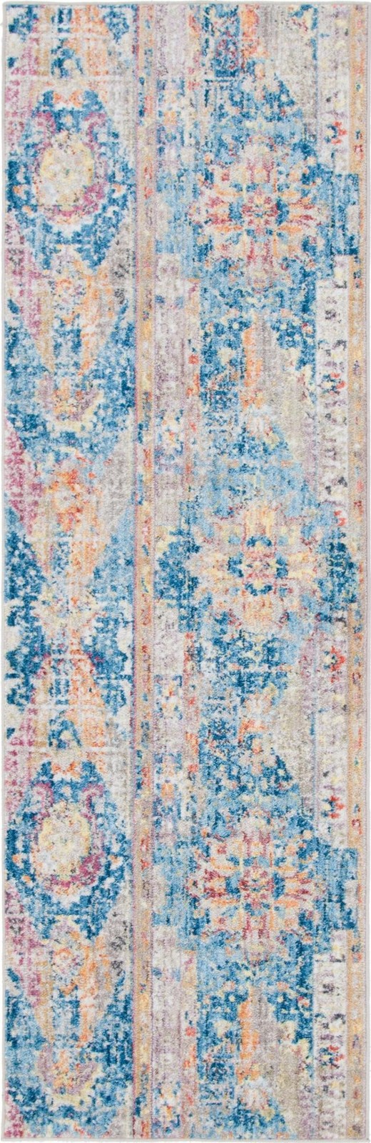 2' 7 x 8' 2 Amos · Medallion rug, blue