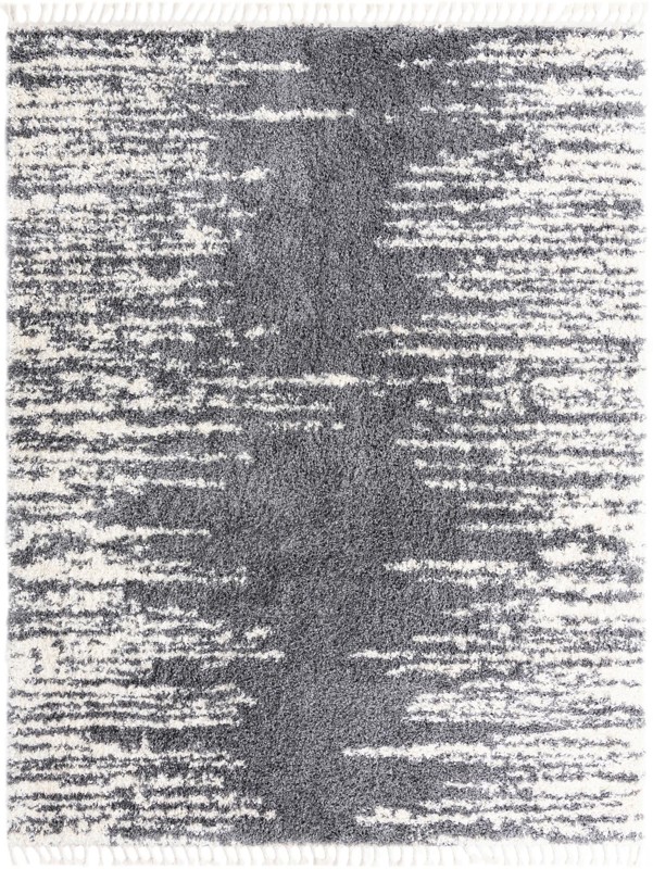 7' 10 x 10' Felton · Abstract Shag Rug, gray