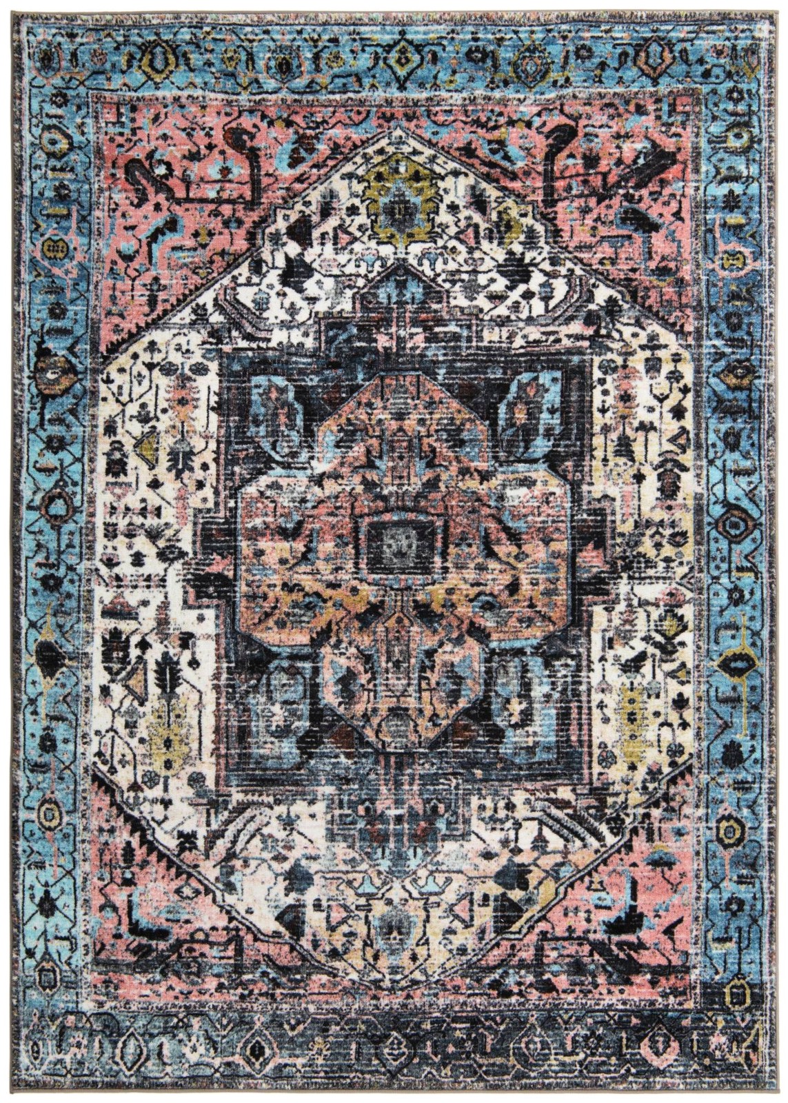 6' 7 x 9' Balmer · Border rug