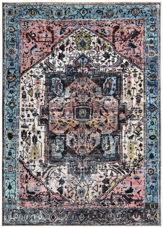 6' 7 x 9' Balmer · Border rug