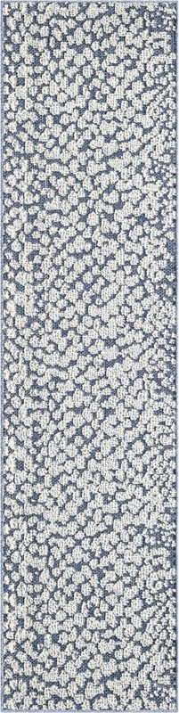 2' x 8' Dillard · Animal print Outdoor Rug, navy blue