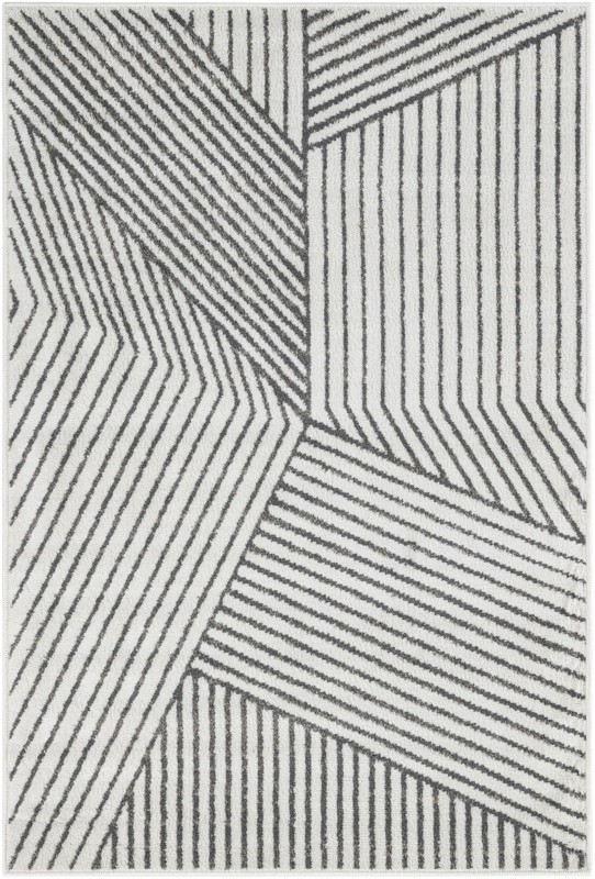 Shafter · Geometric rug, ivory
