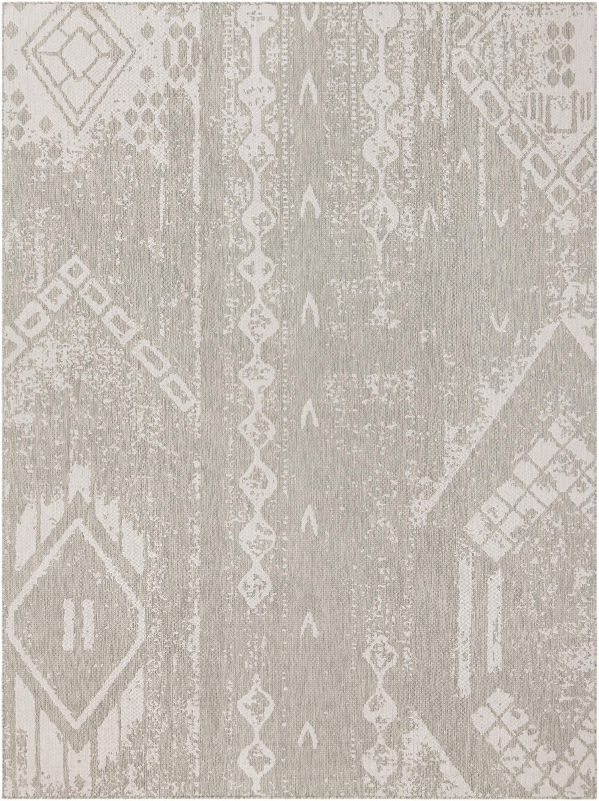 10' x 13' Wildman · Diamond Outdoor Rug, gray