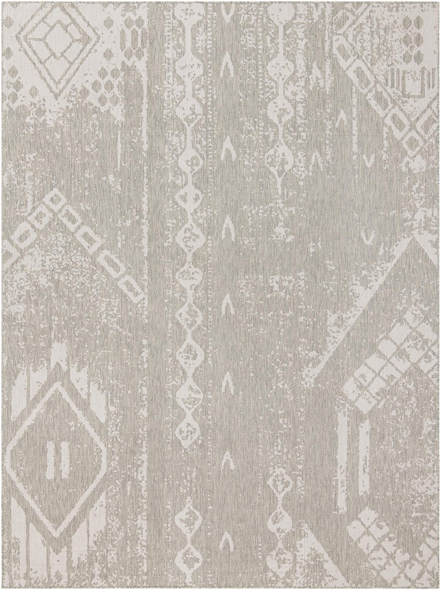 10' x 13' Wildman · Diamond Outdoor Rug, gray