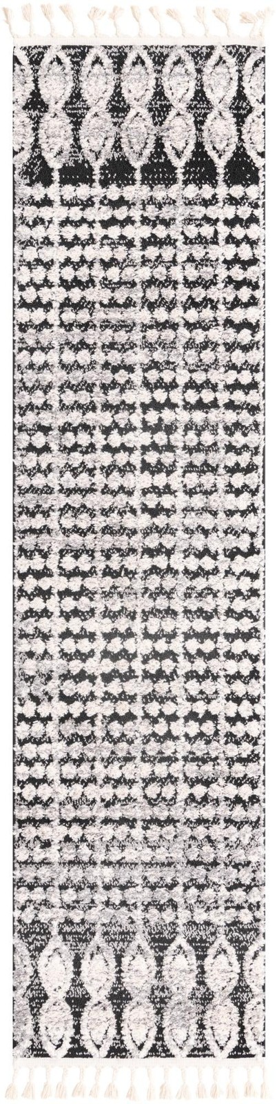 2' x 8' Ferrall · Geometric rug, charcoal