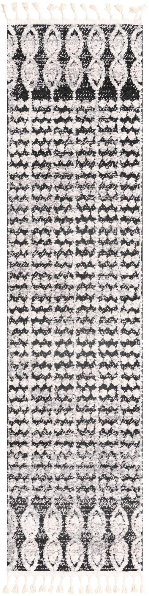 2' x 8' Ferrall · Geometric rug, charcoal