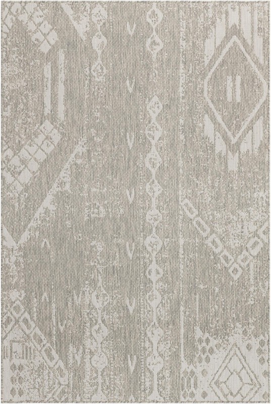 5' 3 x 8' Wildman · Diamond Outdoor Rug, gray