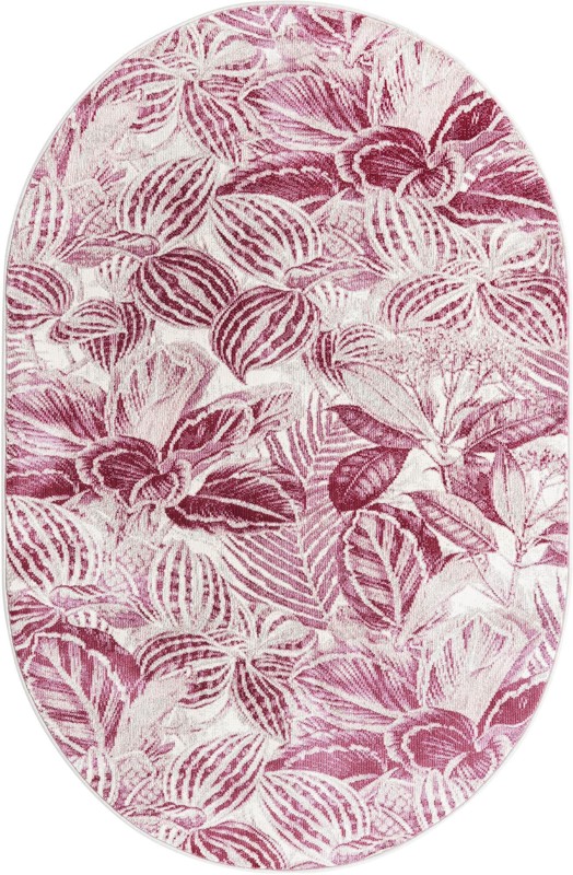 Herrick · Floral / botanical rug, fuschia
