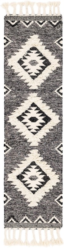 Amaranth · Diamond Wool Rug, charcoal