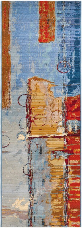2' x 6' Lomax · Abstract Outdoor Rug
