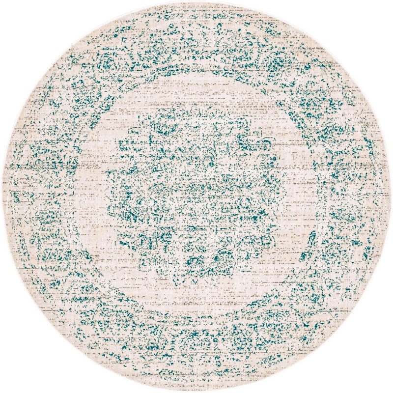 Leighton · Medallion rug, cream
