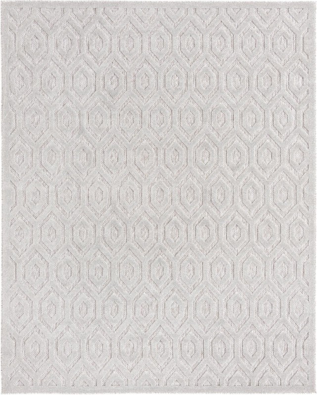Roanoke · Geometric Outdoor Rug, grey