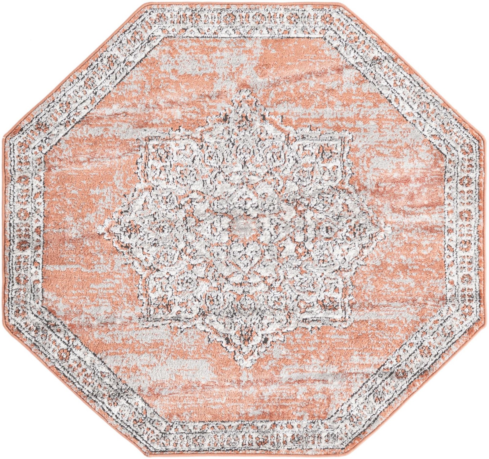 4' x 4' Wade · Border rug