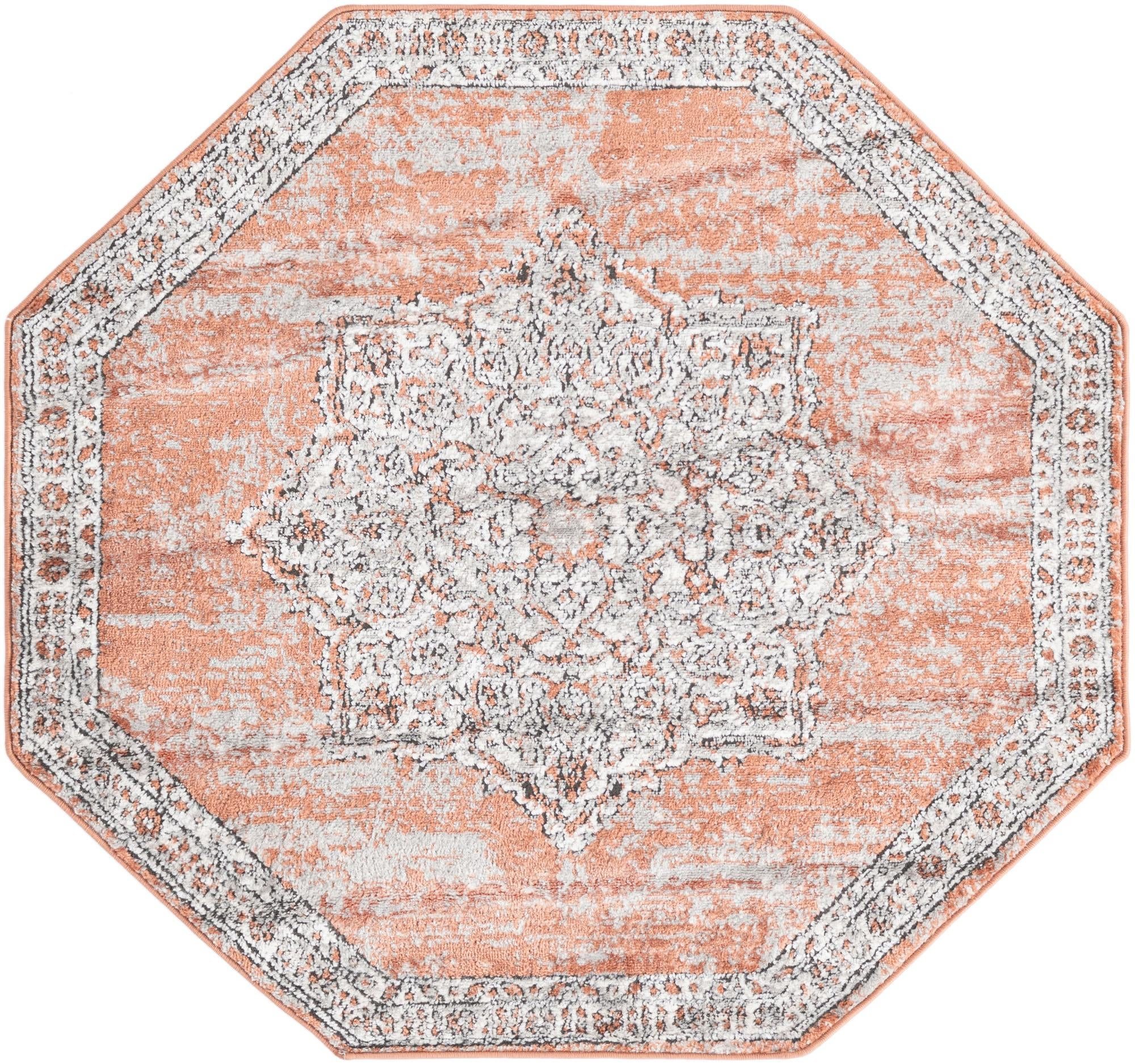 4' x 4' Wade · Border rug