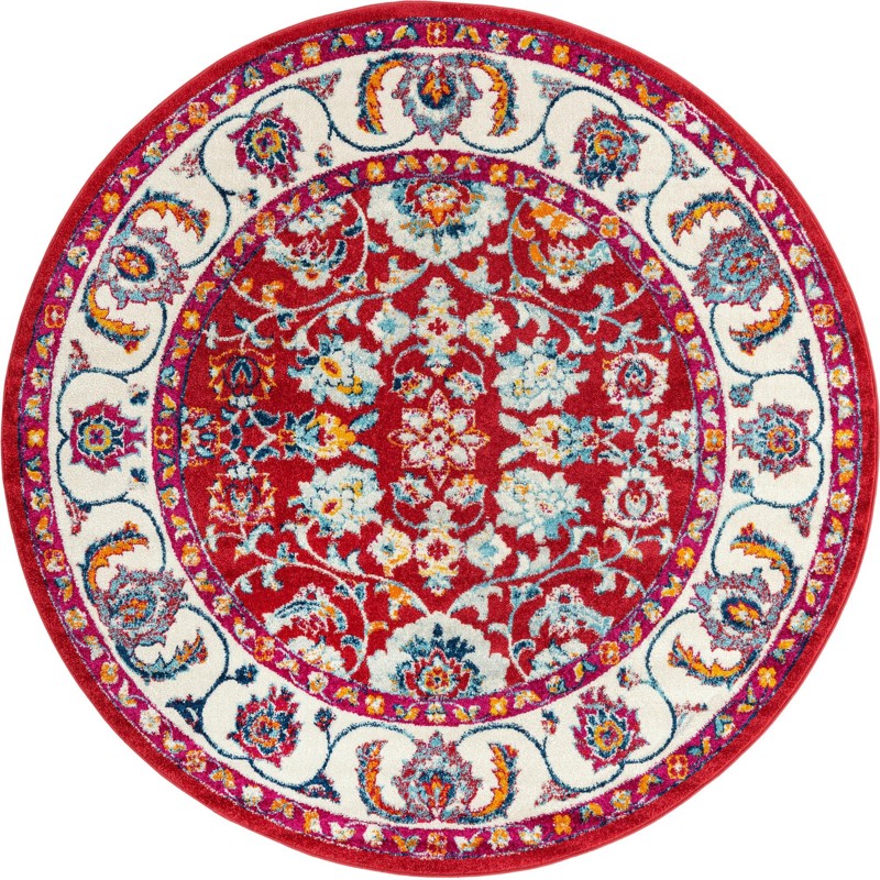 Aspen · Border rug, magenta