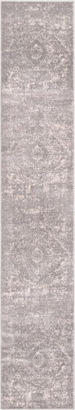 2' 2 x 12' Priestley · Medallion rug, gray