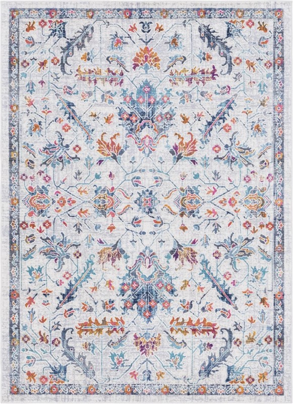 Foley · Border rug, white