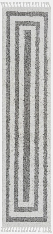 Rickard · Border rug, gray