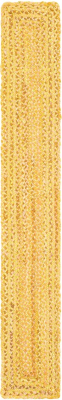 Heywood · Braided Chindi Rug, yellow and orange
